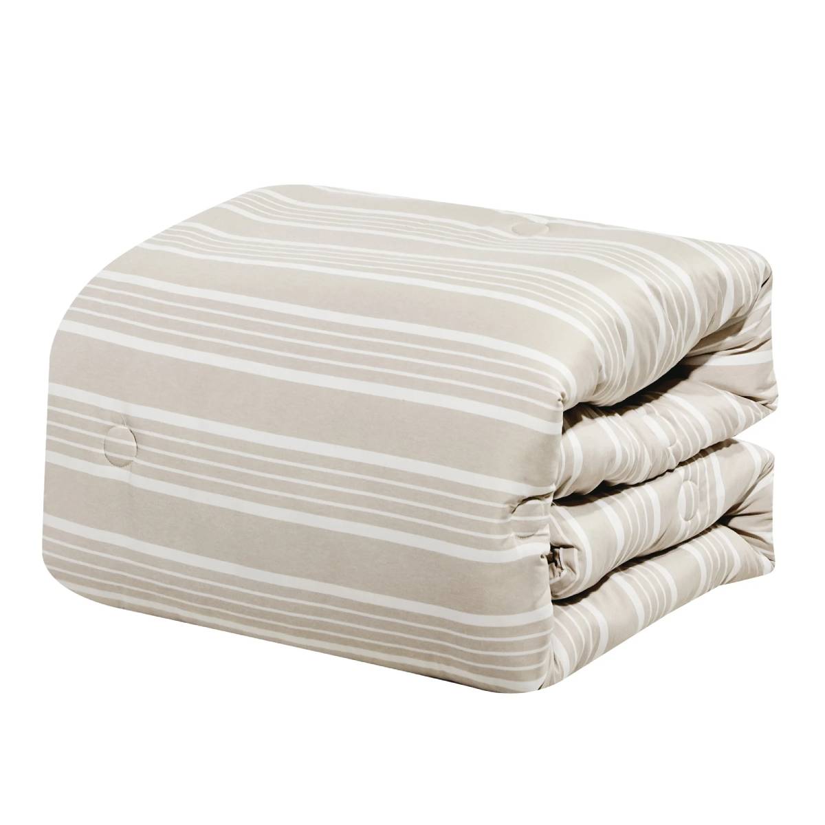 ESCA Trading Judo King Size Comforter Set (7- Pieces) - Taupe