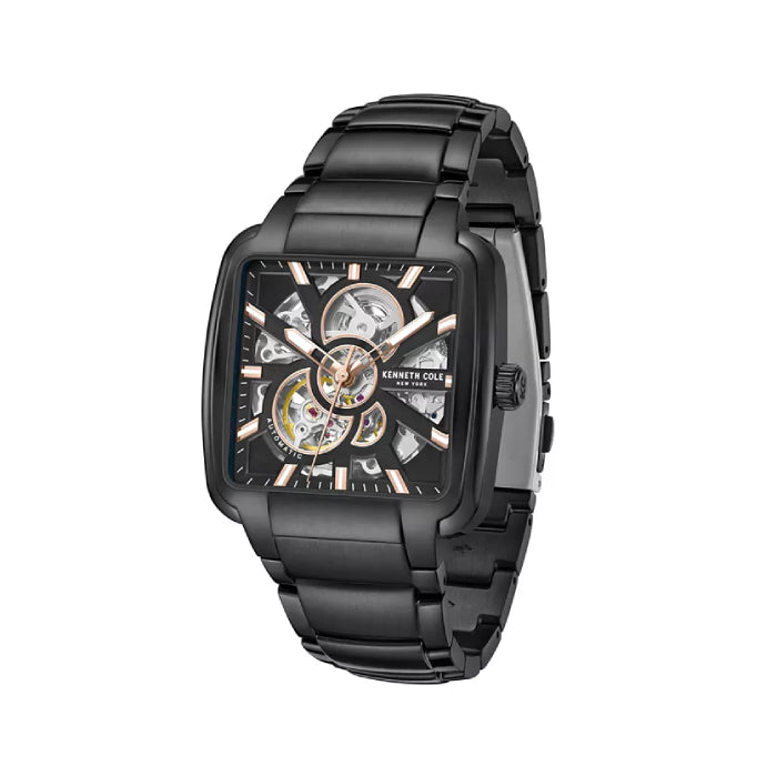 Kenneth Cole New York Automatic Men's 40mm Bracelet Watch - Black