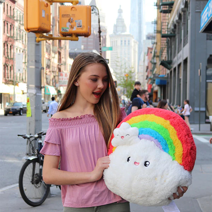 Squishable Rainbow 15" Plush Toy - Rainbow