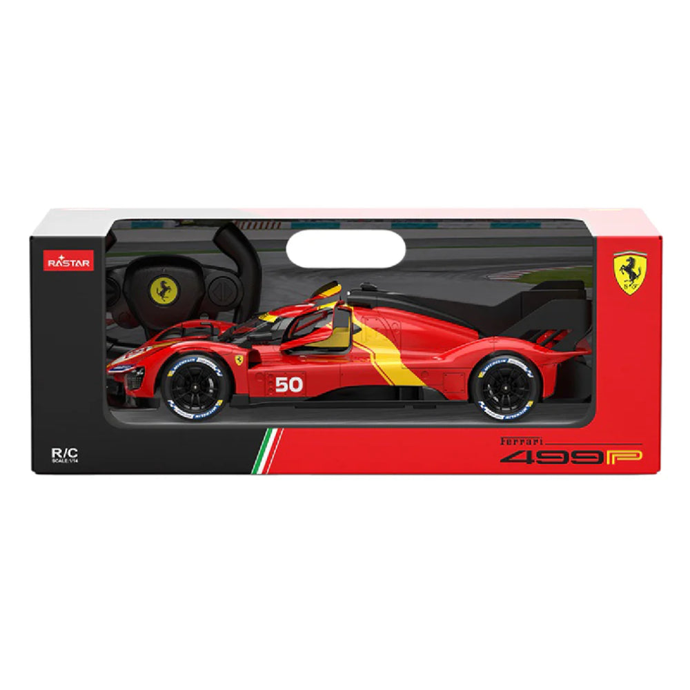 Rastar 1:14 Ferrari 499P Remote Control Car - Red
