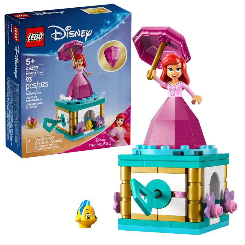 LEGO Disney Princess Twirling Ariel Building Toy Set (93-Piece)