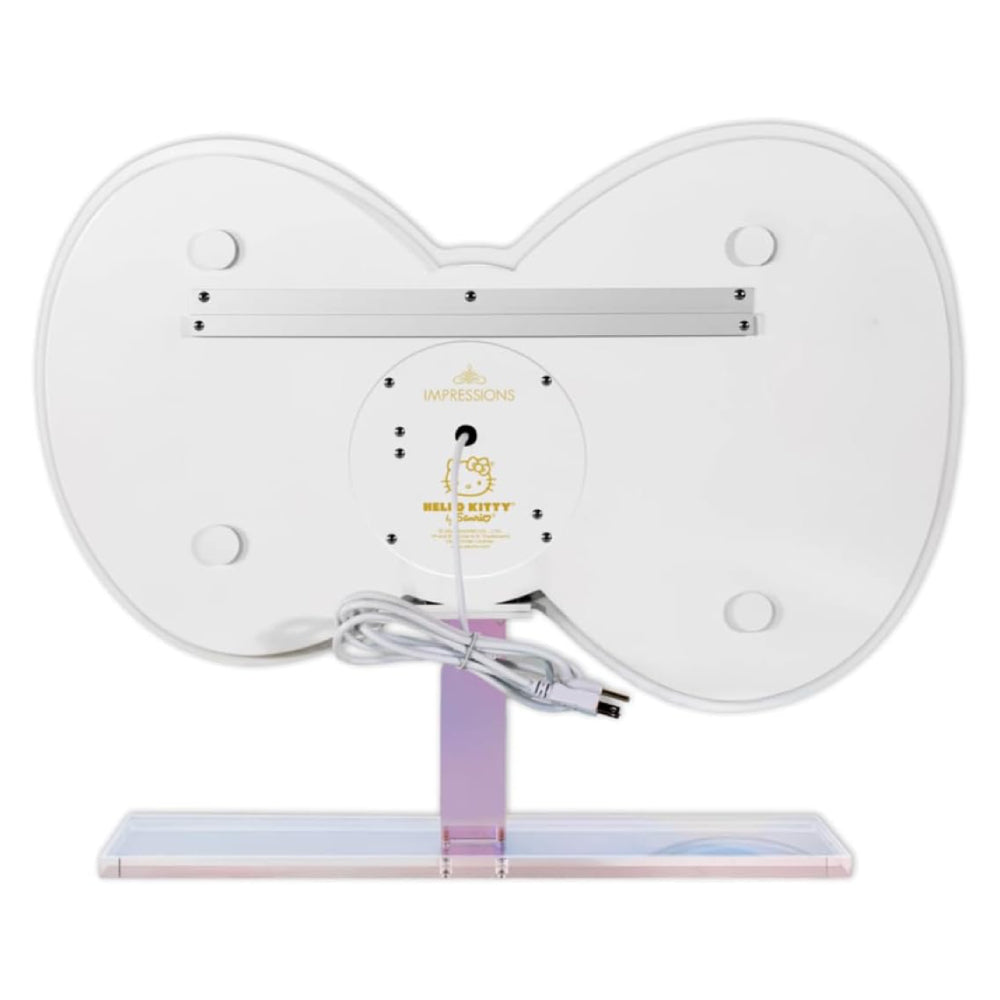 Impressions Vanity X Hello Kitty RGB Bow Wall Mirror with Detachable Base