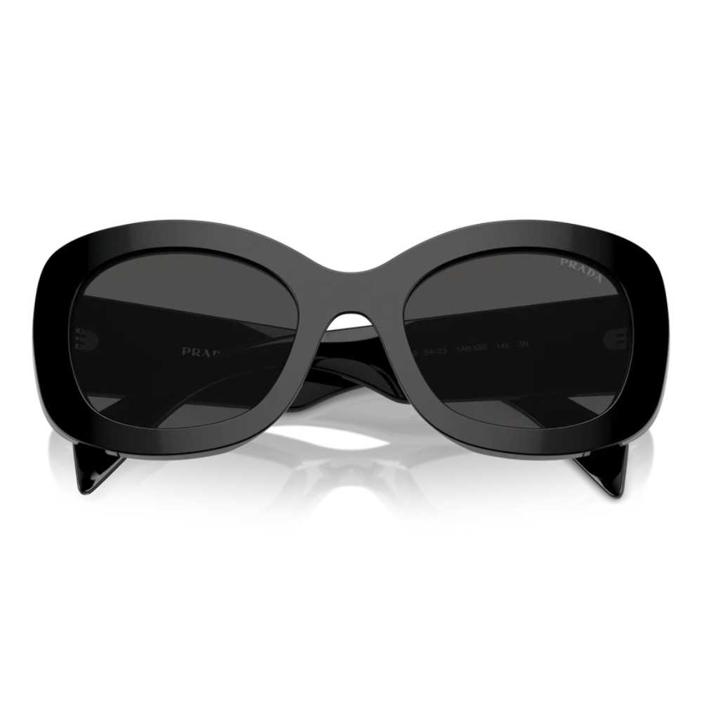 Prada PRA13S541AB5 Women's Oval Solid Color Sunglasses