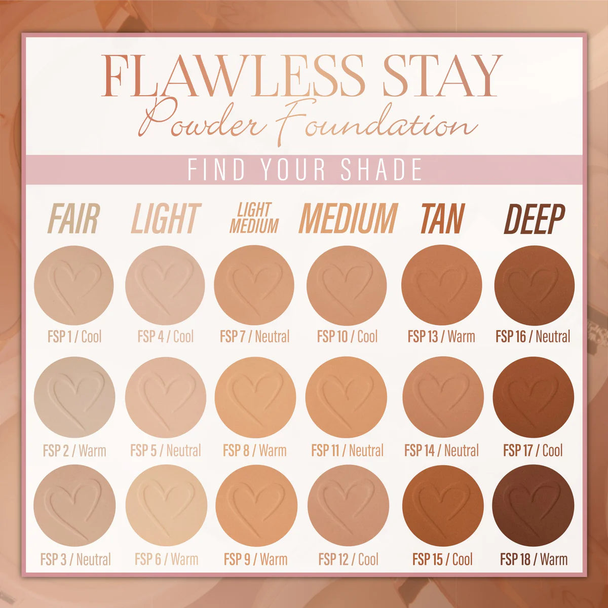 Beauty Creations Flawless 0.25 oz Powder Foundation