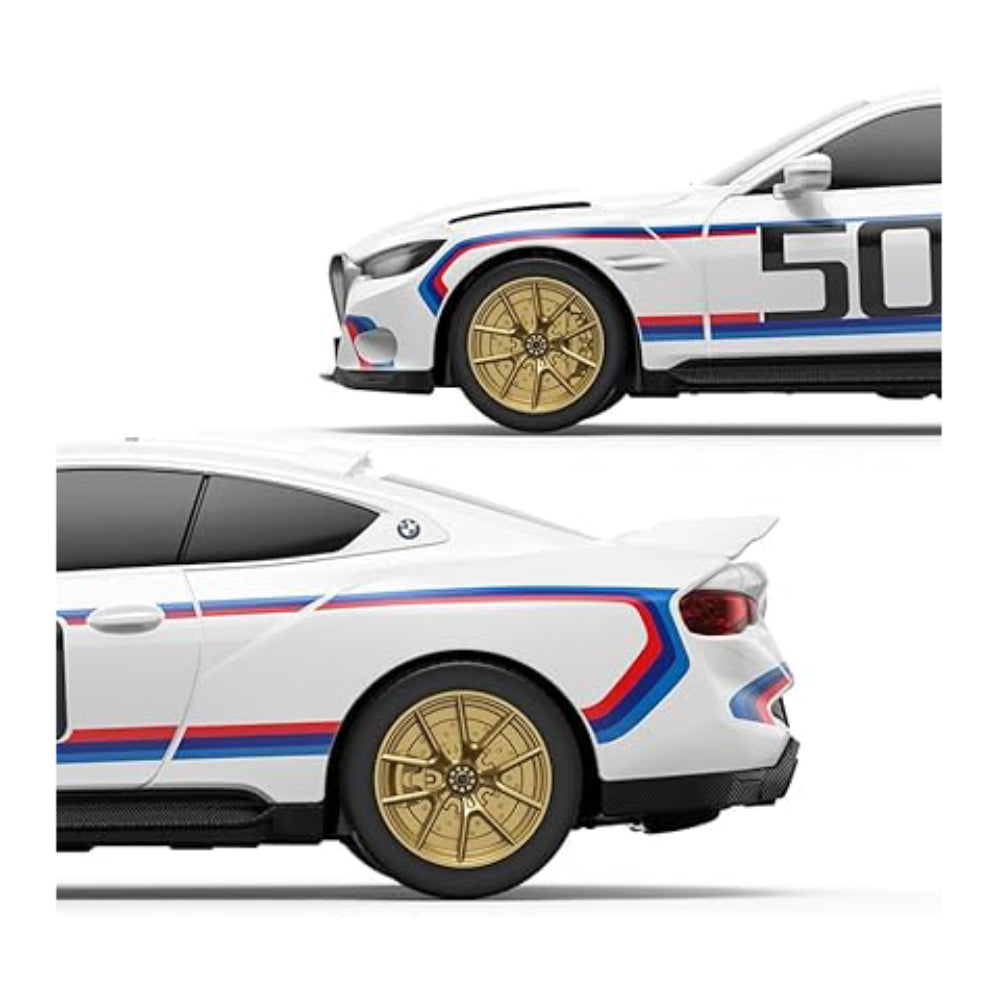 Rastar 1:24 BMW 3.0 CSL Remote Control Car - White