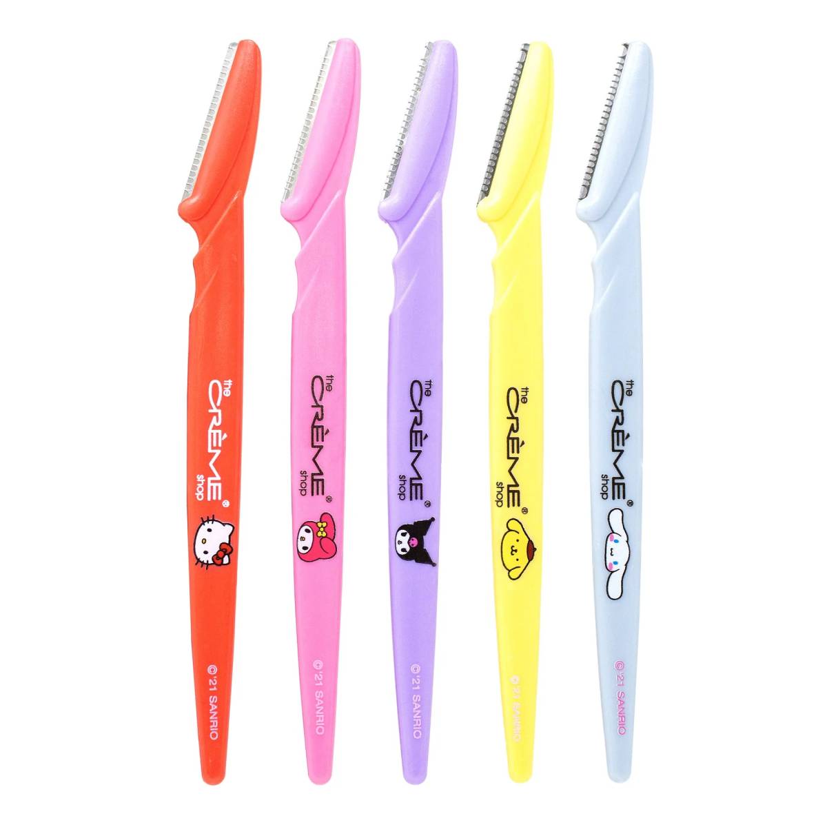 The Creme Shop X Sanrio Friends Over Fuzz! Arch Shaping Dermaplane Razors (Set of 5)