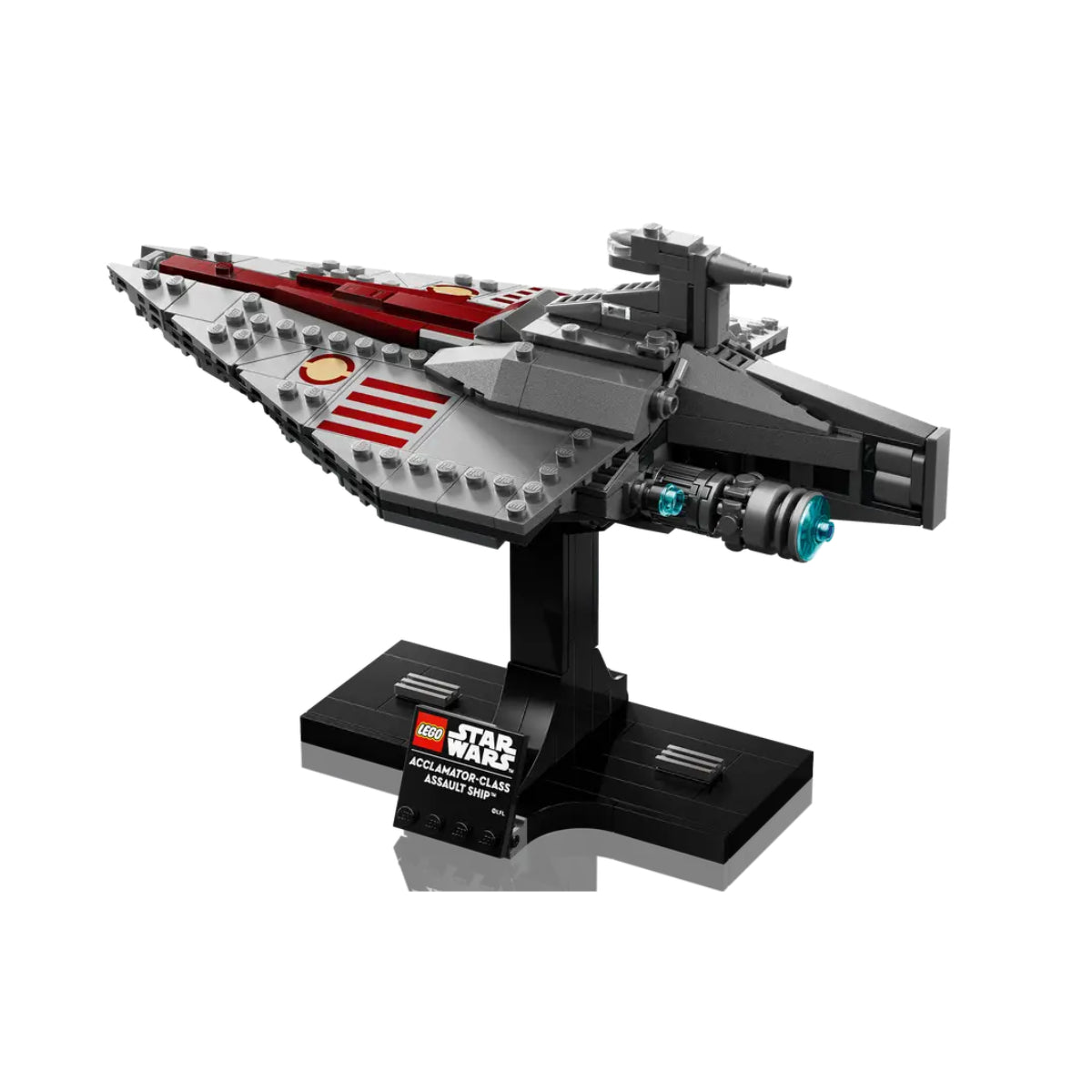 LEGO Star Wars Acclamator-Class Assault Ship Buildable Spaceship Toy Set (450-Pieces)