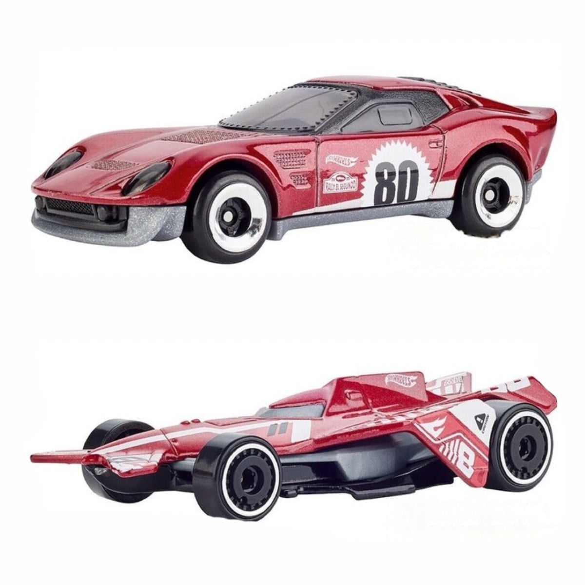 Hot Wheels 80th Anniversary Toy Set - Red