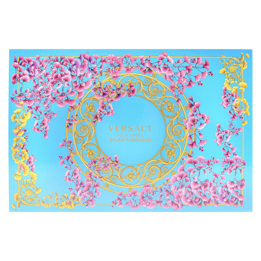 Versace Pour Femme Dylan Turquoise Gift Set (4 Piece)