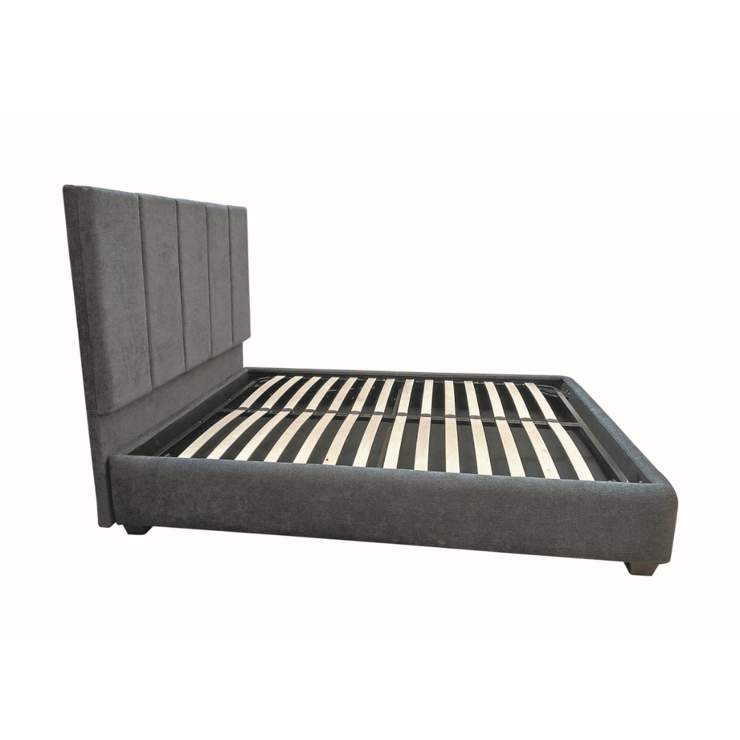 London Grey Storage Queen Bed