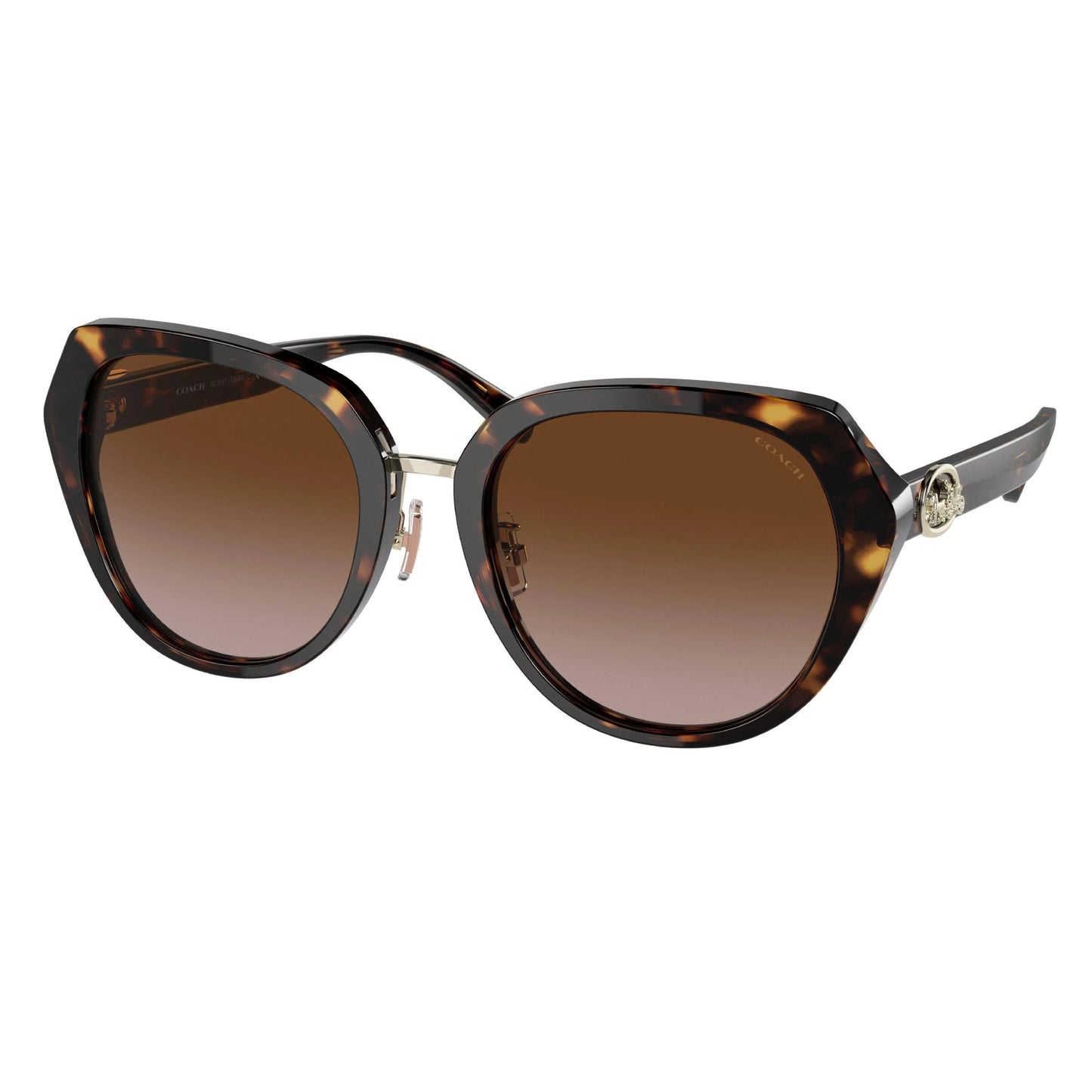 Coach OHC8331 Dark Tortoise Sunglasses