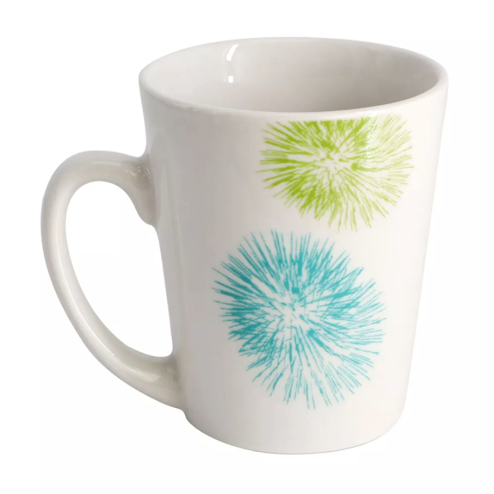 Gibson Home Meadow Dinnerware Set (12-Pieces) - White/Blue