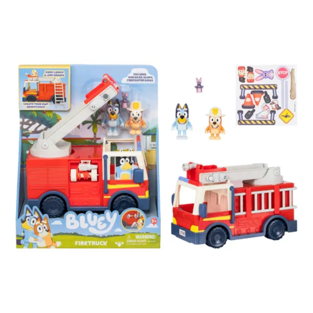 Bluey Firetruck Playset