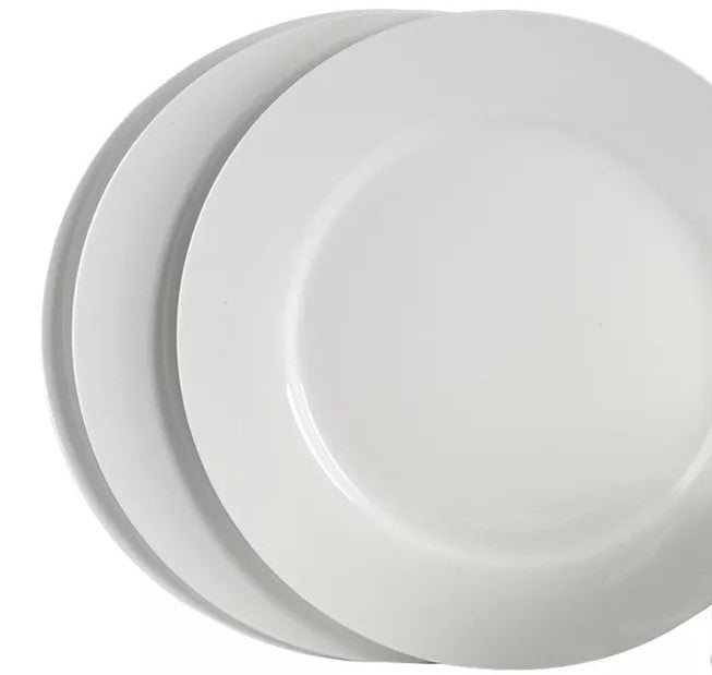 Gibson Noble Court 10.5" Dinner Plate-White (1pc)
