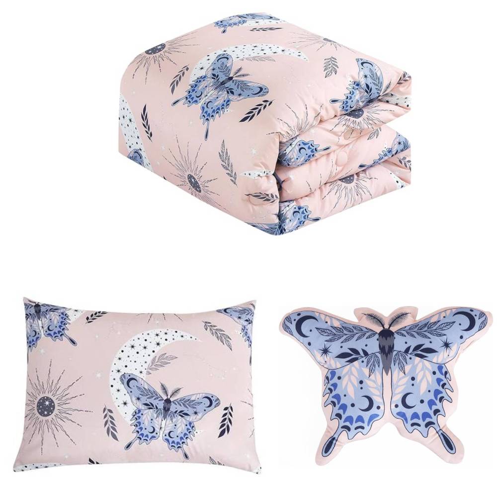 ESCA Butterfly Kid's Comforter Set (3-Piece)