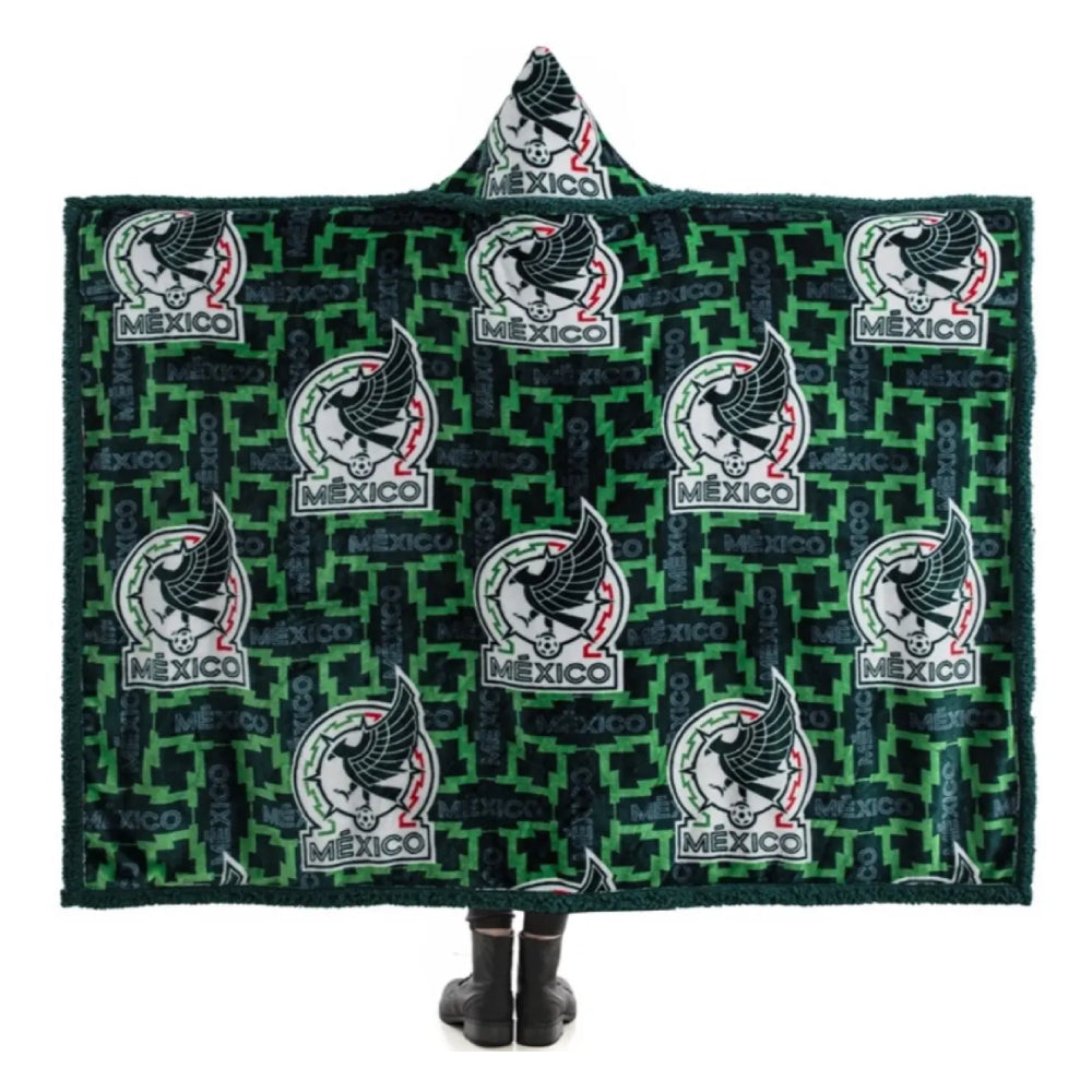 Silicon Valley Mexico National Soccer Team Hooded Blanket Poncho