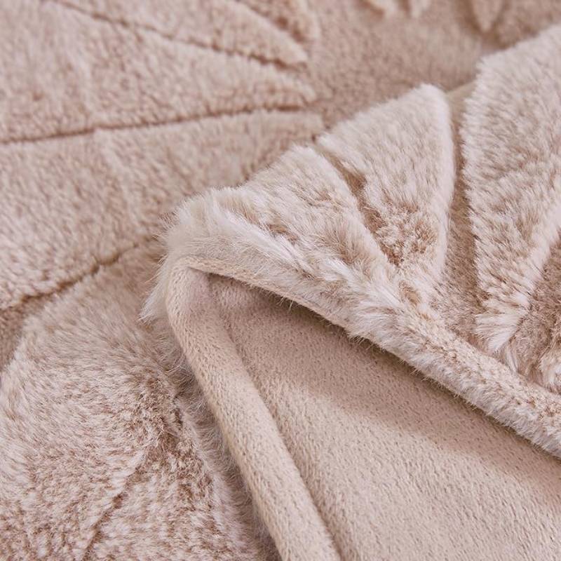 JCrown Anonna Luxury Oversized Throw Blanket - Pink