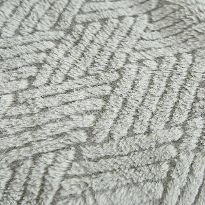 JCrown Amaryllis Oversized Throw Blanket - Gray