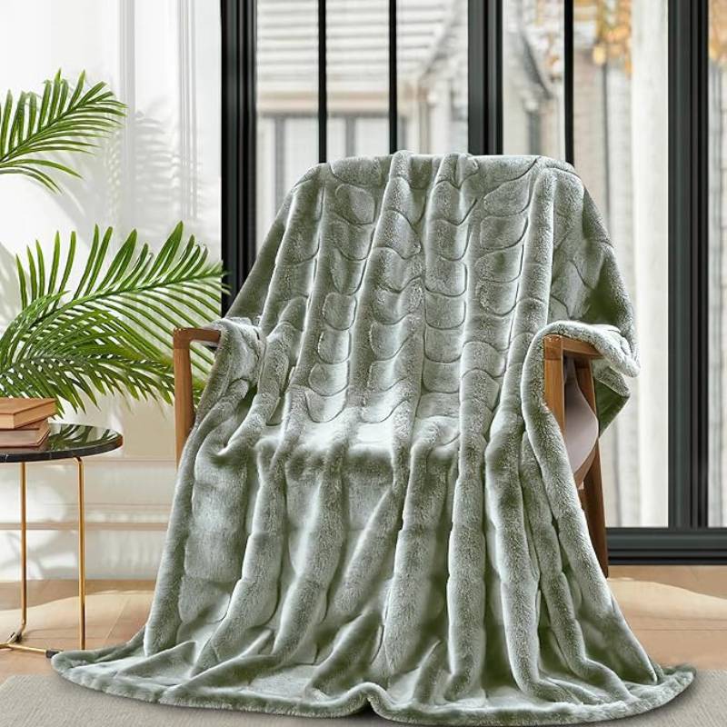 JCrown Amaryllis Oversized Throw Blanket