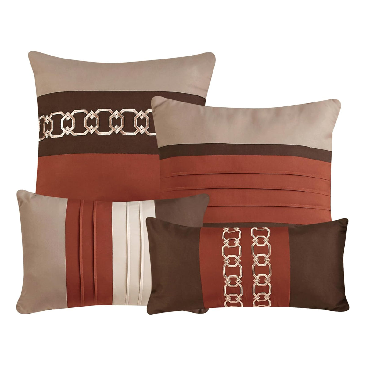 ESCA Chumana Comforter Set (7-Piece) - Brown