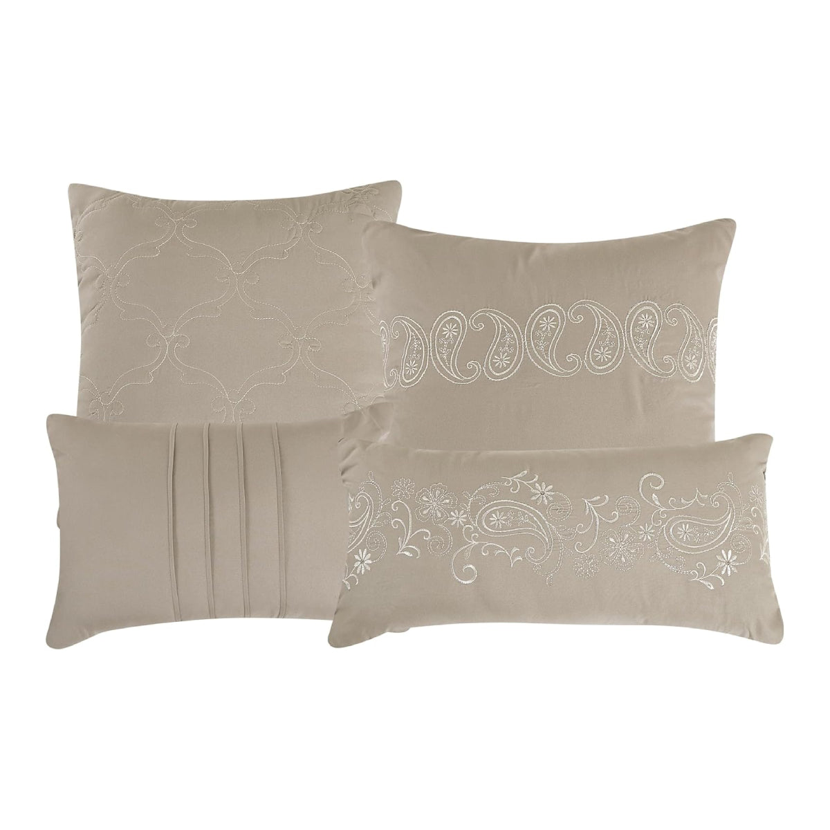 ESCA Ujana Comforter Set (7-Piece) - Beige