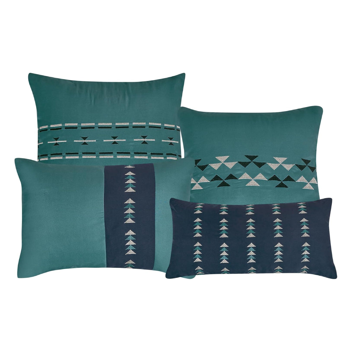 ESCA Antigone Comforter Set (7-Piece) - Green