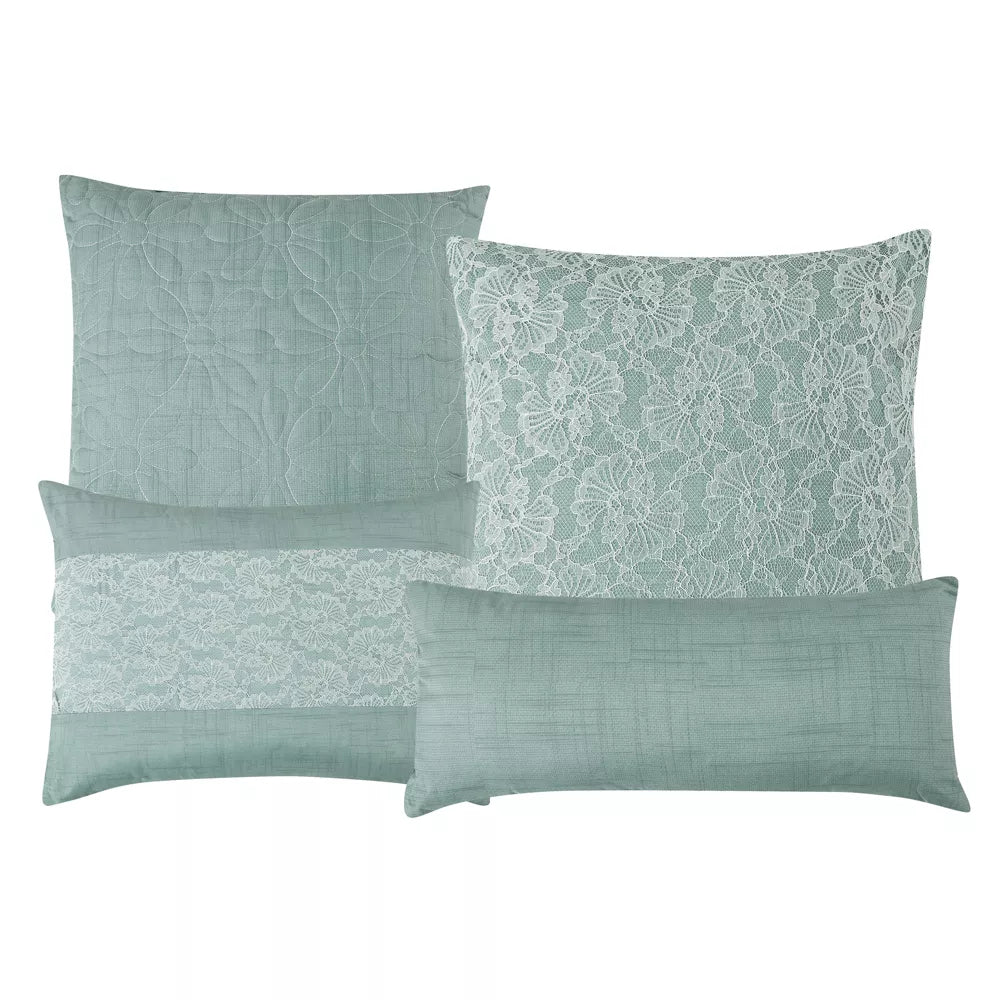 ESCA Brenda Comforter Set (7-Piece) - Green