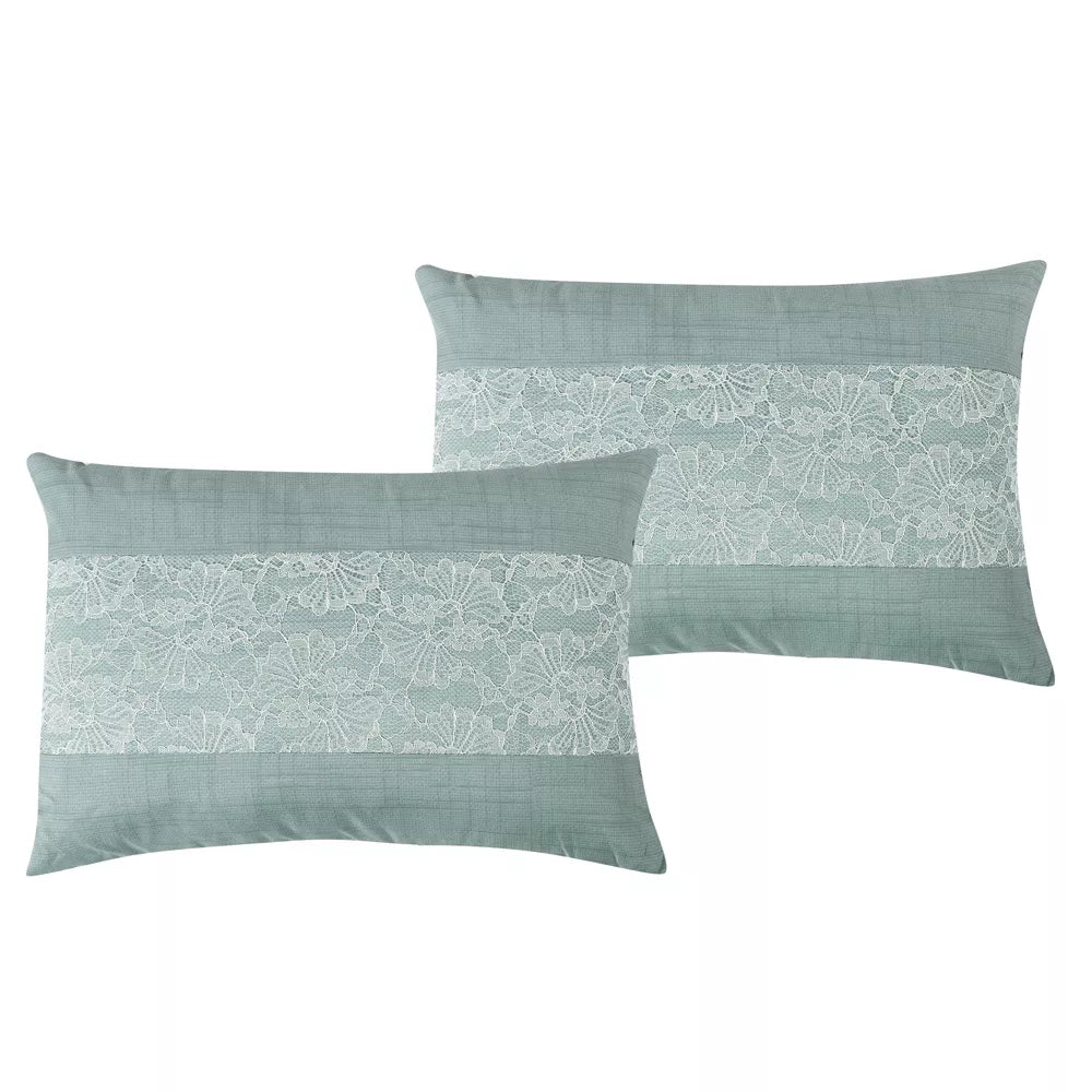 ESCA Brenda Comforter Set (7-Piece) - Green
