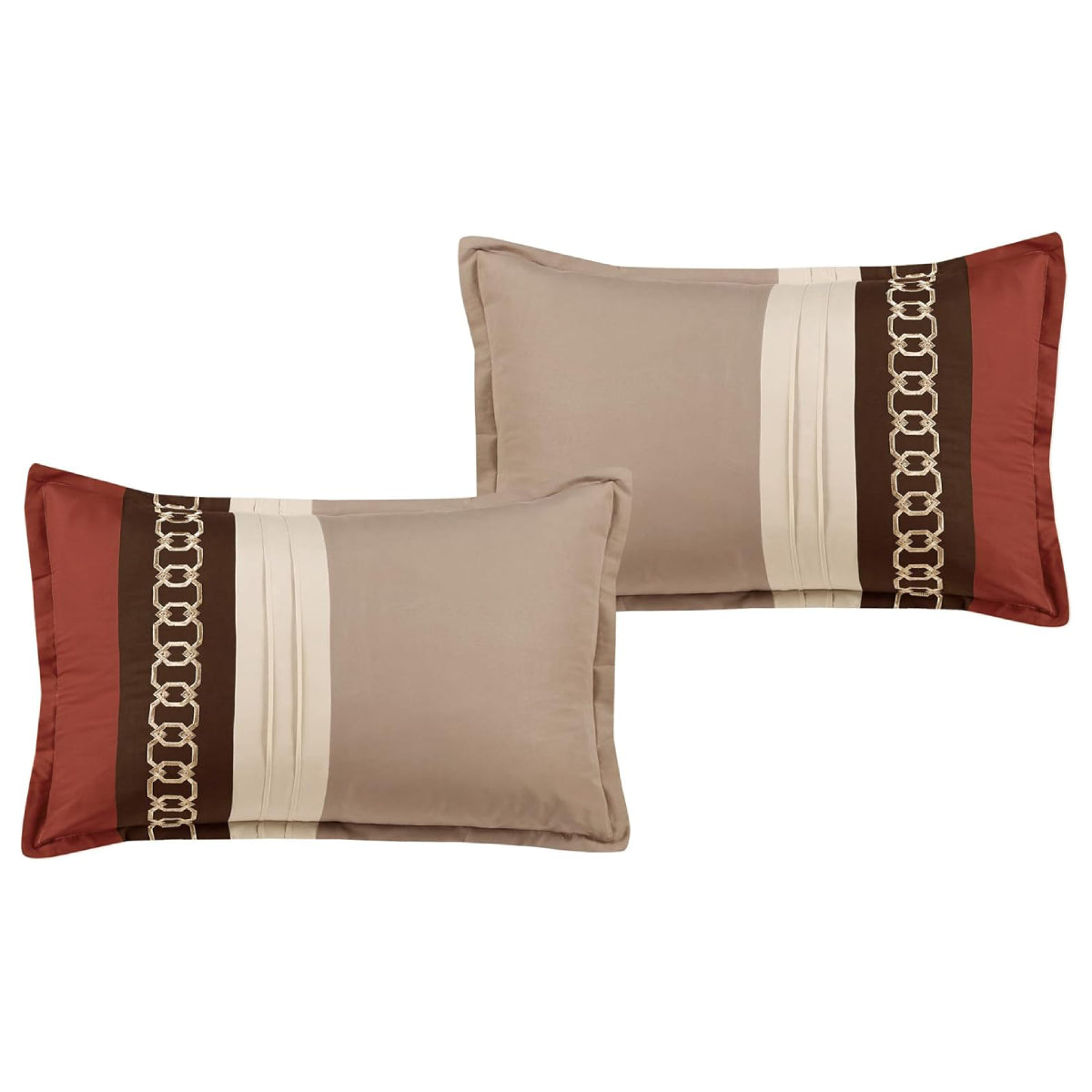 ESCA Chumana Comforter Set (7-Piece) - Brown
