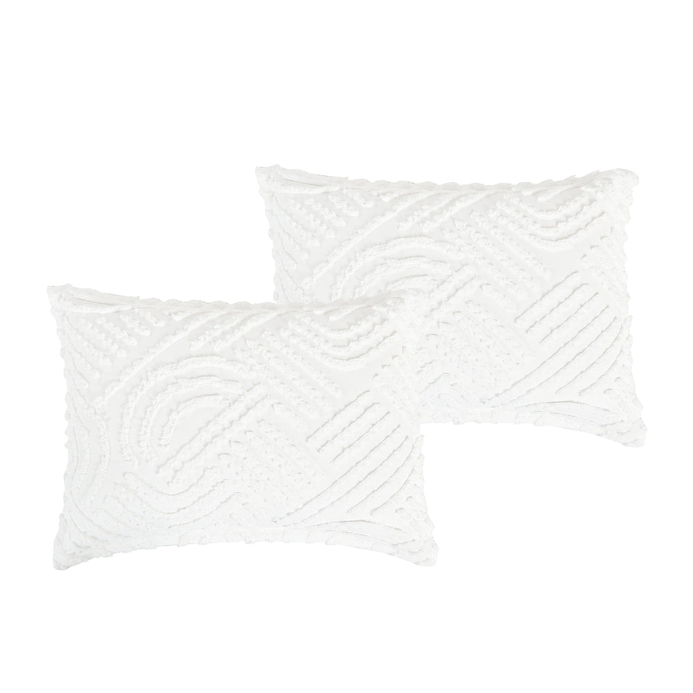 ESCA Arin Luxury Comforter Set (5-Piece) - White