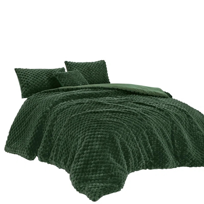 Elight Home Anwen Plush Luxury Comforter Set (4-Piece)