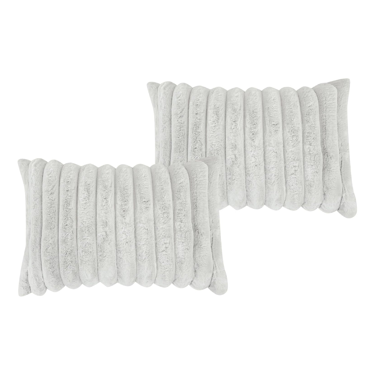 JABA Fluffy Comforter Set (4-Piece) - Gray