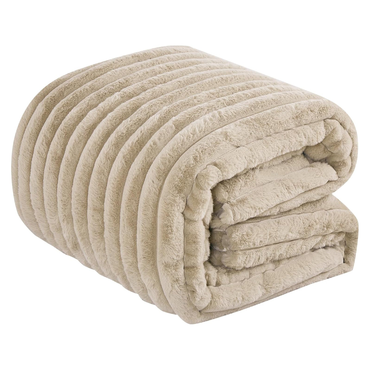 JABA Fluffy Comforter Set (4-Piece) - Brown