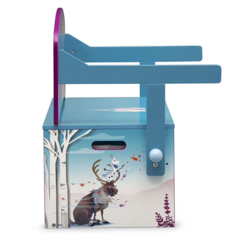 Delta Children Frozen II 3-in-1 Design Convertible Activity Bench with Tons of Storage - Multicolor