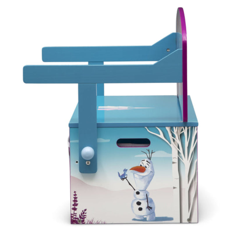Delta Children Frozen II 3-in-1 Design Convertible Activity Bench with Tons of Storage - Multicolor