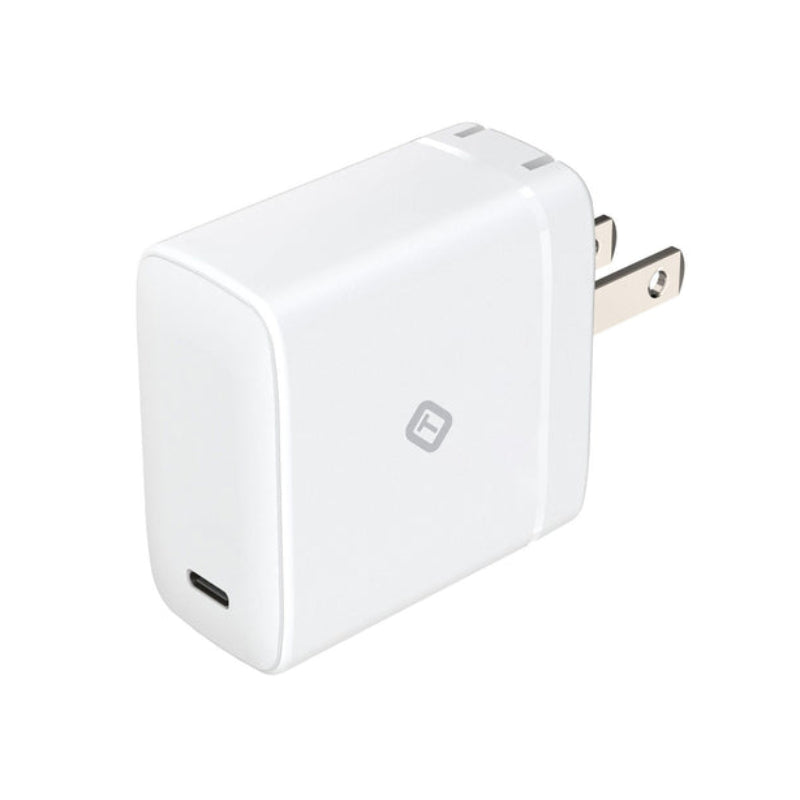 TekYa 45W GaN Single USB-C Port Wall Charger - White
