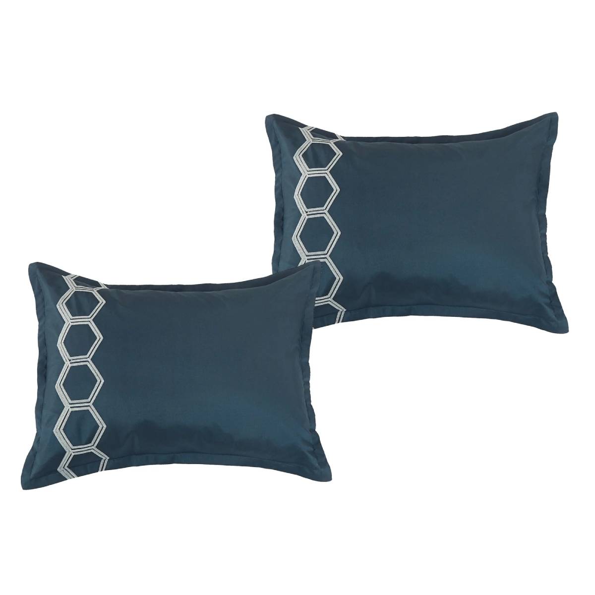 ESCA Idarah King Size Comforter Set (7- Pieces) - Navy