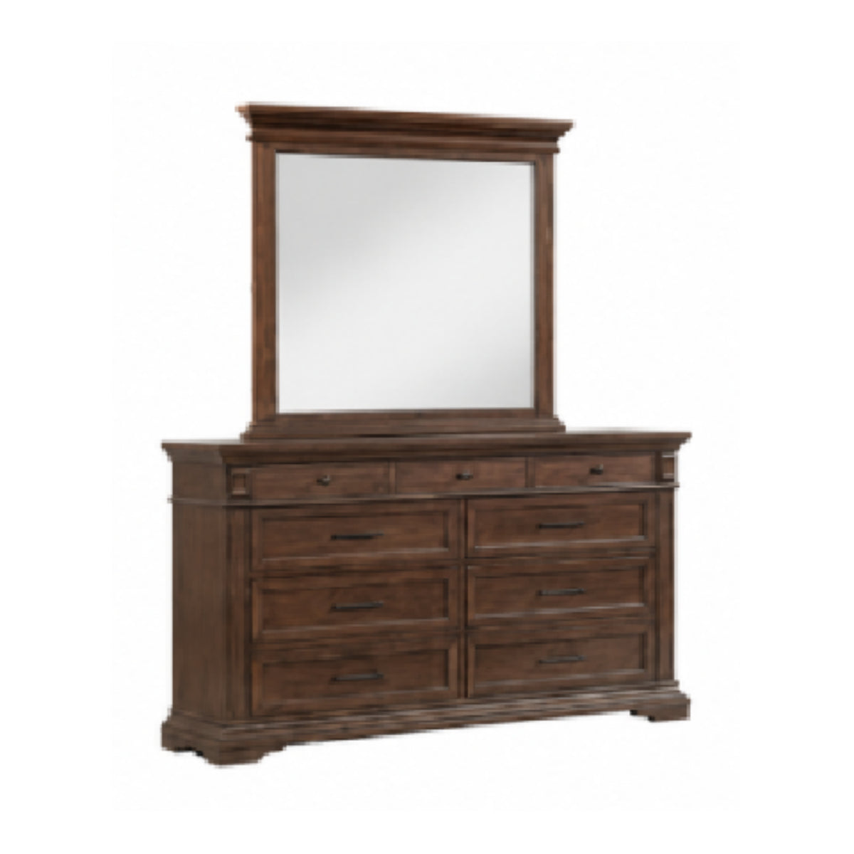 Kent Queen Size (4-Piece) Bedroom Set by Best Home - Brown