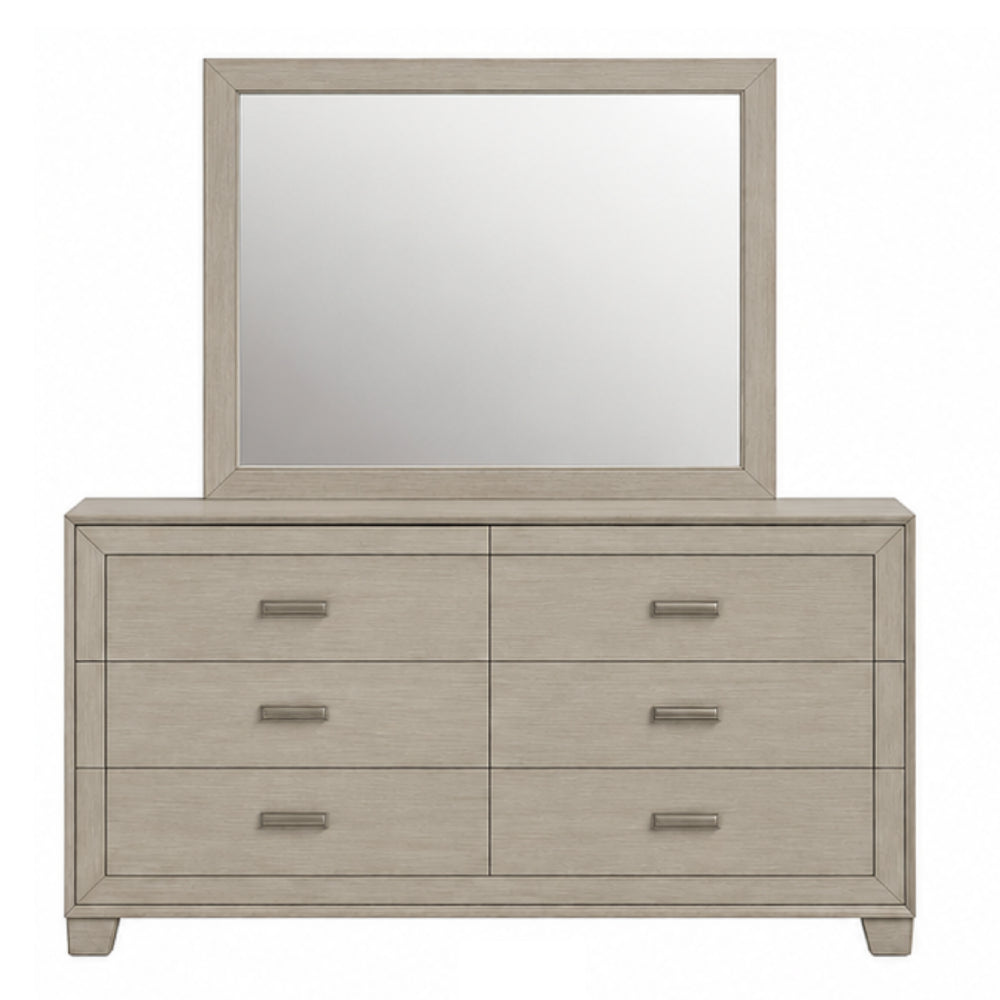 Odesa Queen Size (4-Piece) Bedroom Set by Lifestyle - Gray