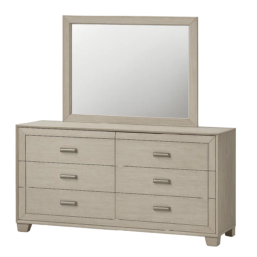 Odesa Queen Size (4-Piece) Bedroom Set by Lifestyle - Gray