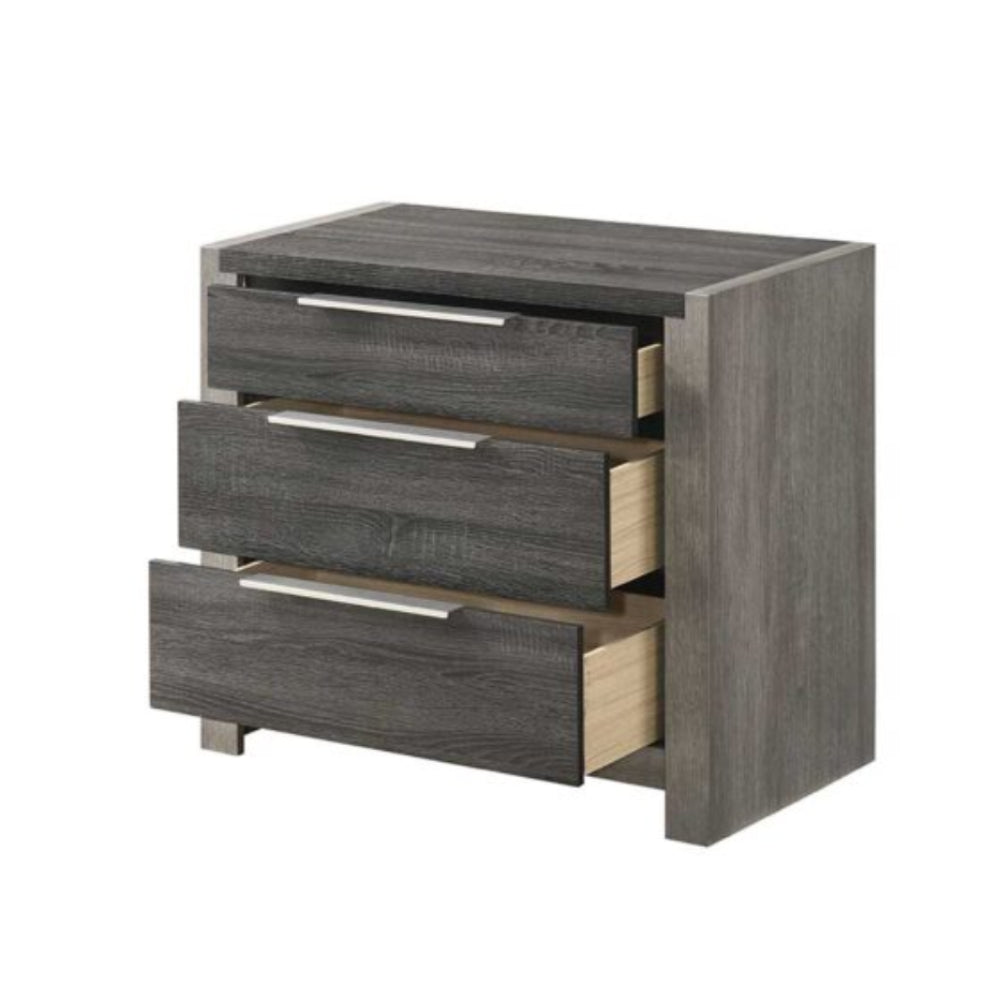 Cashmere Queen Bedroom Set (4-Piece) by Acme Furniture - Gray