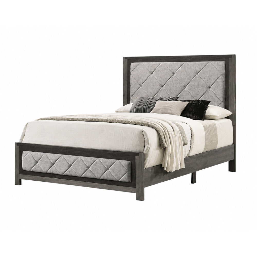 Cashmere Queen Bedroom Set (4-Piece) by Acme Furniture - Gray