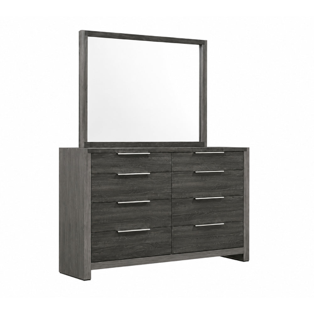 Cashmere Queen Bedroom Set (4-Piece) by Acme Furniture - Gray