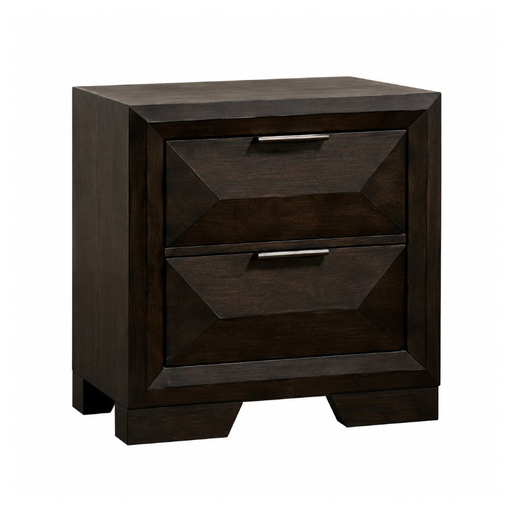 Brooke Queen Size (4-Piece) Bedroom Set by Acme Furniture - Brown