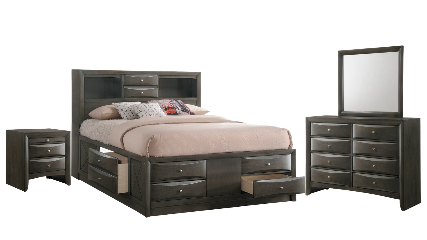 Emila 6-Piece Queen Bedroom Set by Best Home