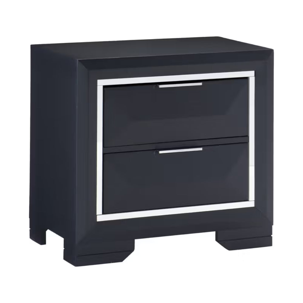 Genoa Bedroom Set (4-Piece) by Best Home - Blue