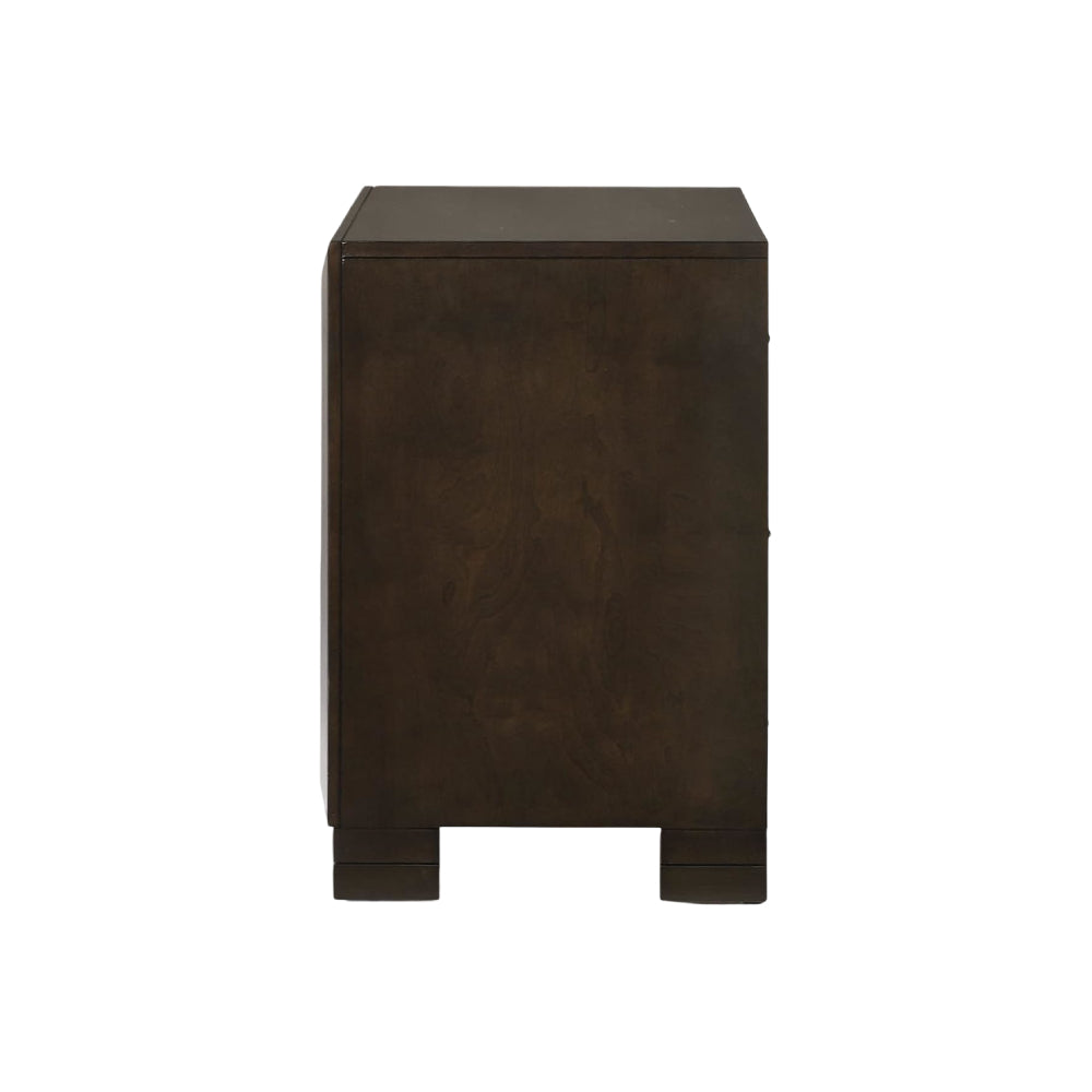 Brooke Nightstand with 2 Drawers by Best Home - Brown