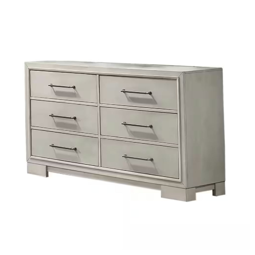Ava Queen Size (4-Piece) Bedroom Set by Best Home - White