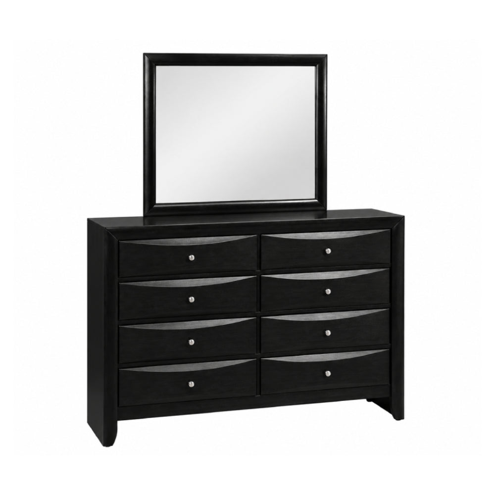 Emilia Queen Bedroom Set (4-Piece) by Best Home - Black