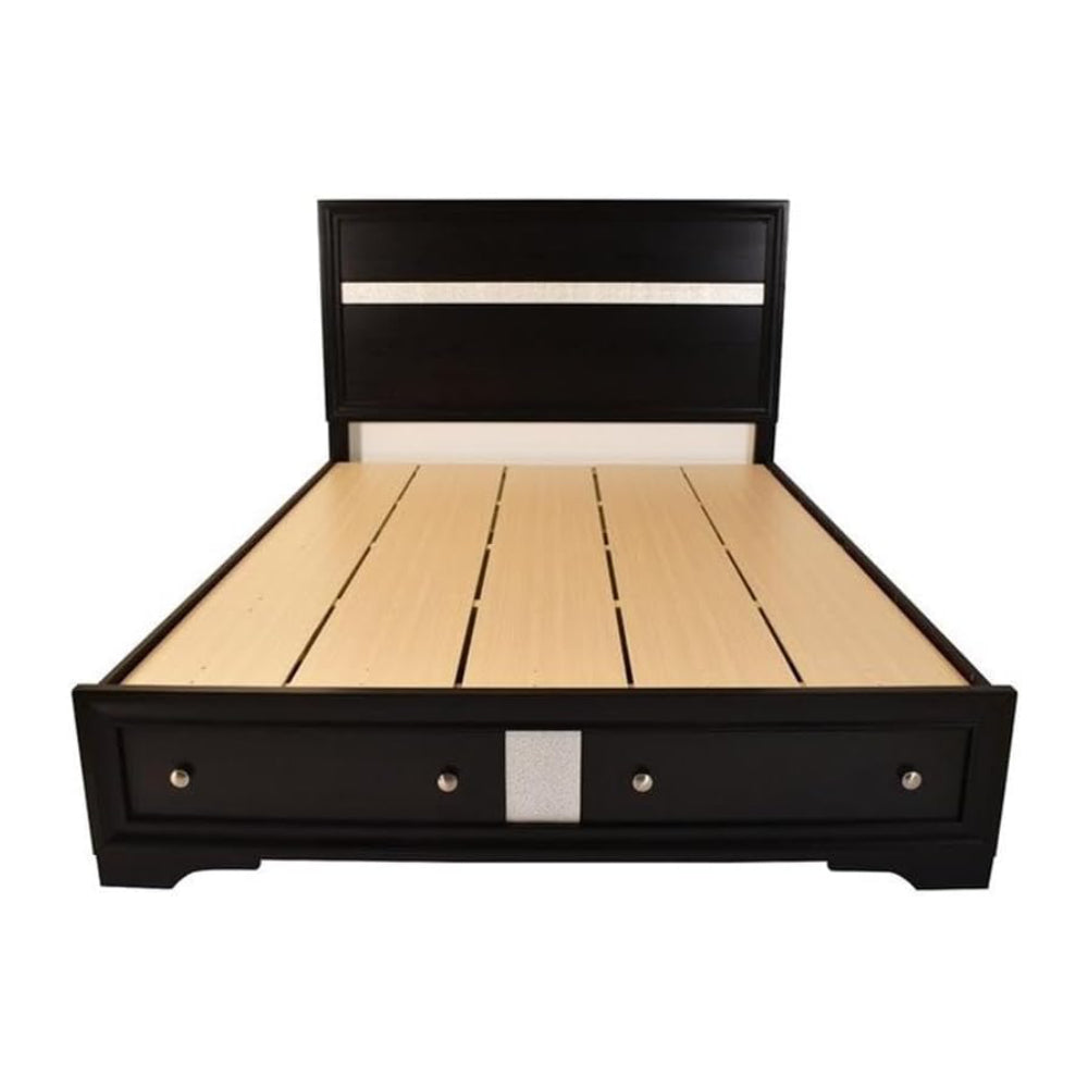 Oscar Queen Bed by Best Home - Black